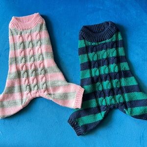 BUNDLE - Pink & Green Pajamas - Size S (Good Condition)